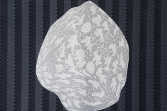 From where, 120x120 cm, acrylic and graphite silvery pigment on canvas1